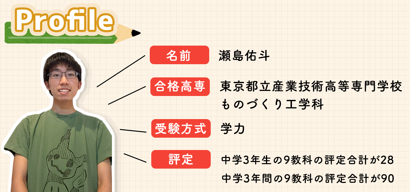 瀬島さんのプロフィール
