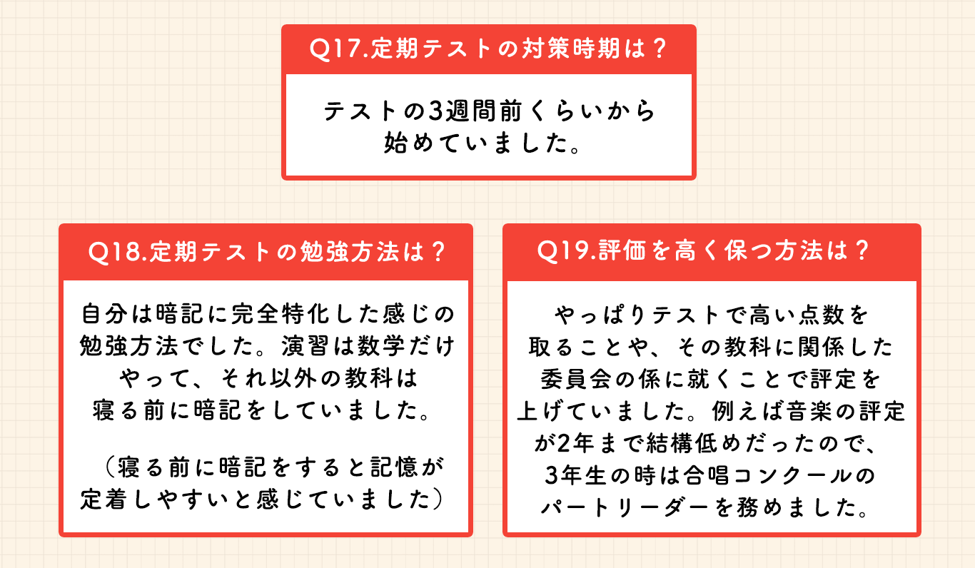 菅原さんの定期テスト対策